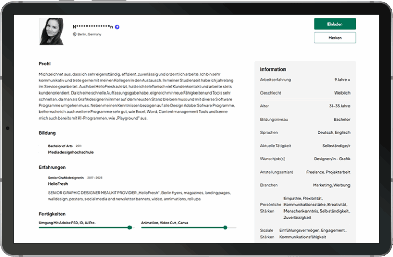 Kandidaten aktiv zu Bewerbungen bei Studentknight einladen